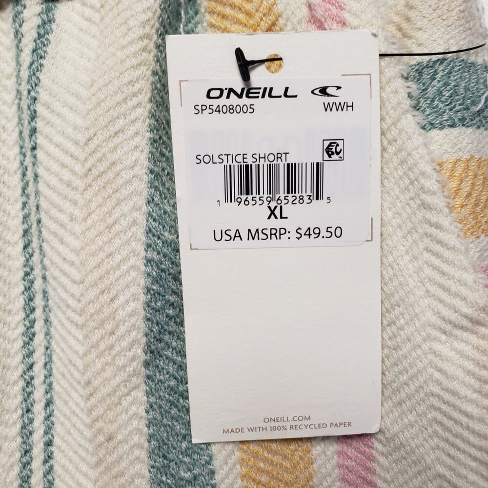 O'Neill Women's Solstice Shorts in Winter White size XL NWT - Picture 7 of 11